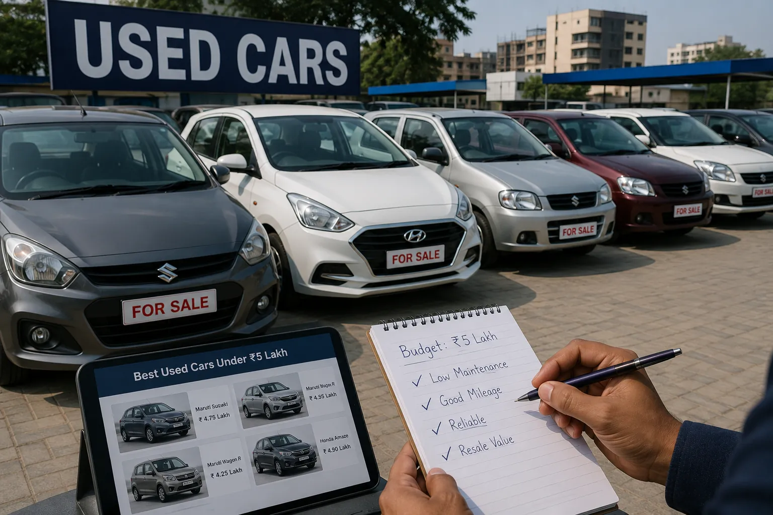 Best Used Cars Under ₹5 Lakh in India (2026 Edition)